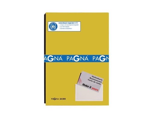 [90156594 1191087] Pagna Unterschriftenmappe Color mit 20 Fächer, Gelb