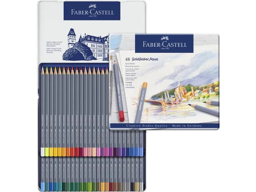 [90156744 807241] Faber-Castell Farbstifte Goldfaber 48er Metalletui