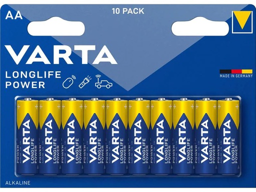 [90156759 1108107] Varta Batterie Longlife Power AA 10 Stück