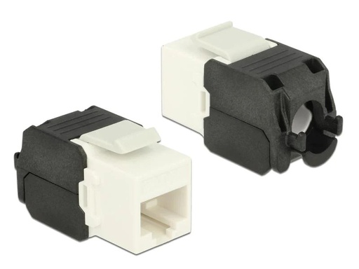 [90156959 725406] Delock Keystone-Modul RJ-45 Cat.6A, UTP Weiss