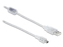 Delock USB 2.0-Kabel mit Ferritkern USB A - Mini-USB B 2 m