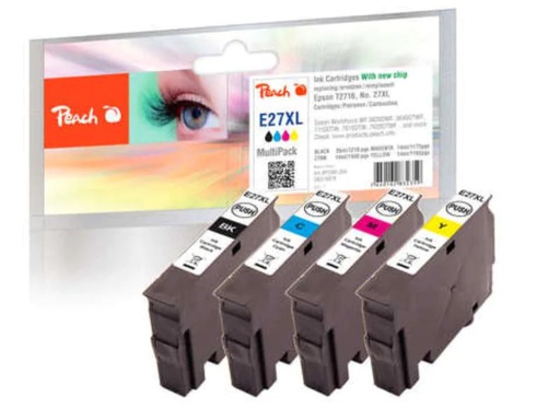 [90157021 599008] Peach Tintenset Epson Nr. 27XL
