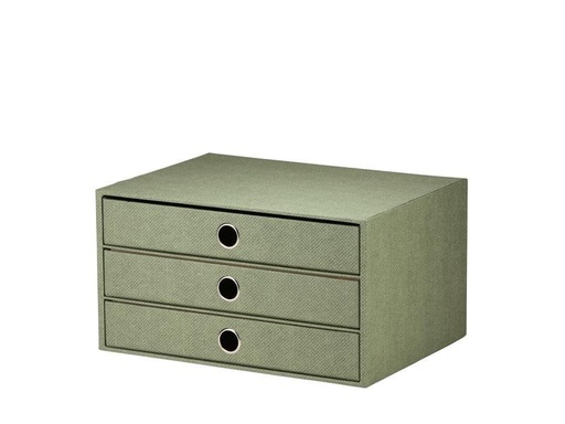 [90157101 1178415] Rössler Schubladenbox S.O.H.O. A4 Olivgrün