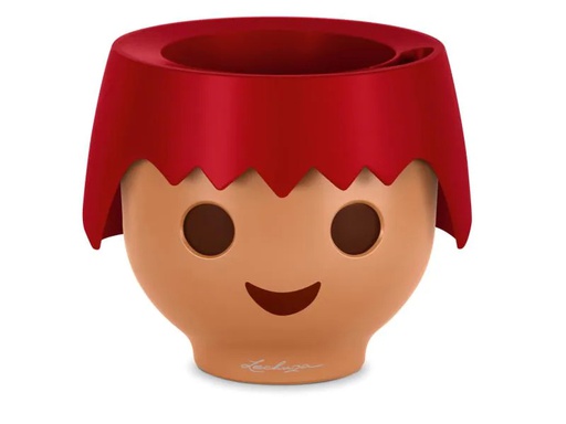 [90157137 992712] Lechuza Pflanzentopf OJO Rot