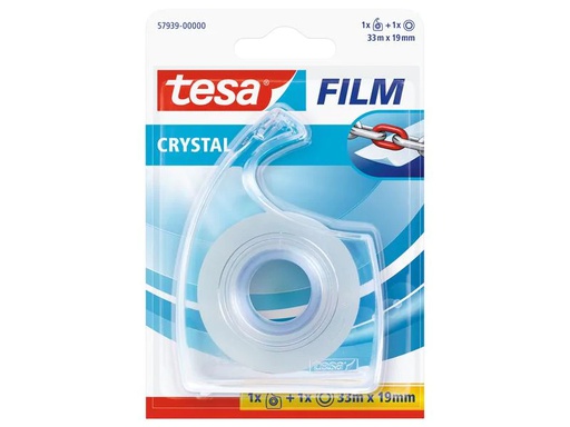 [90157295 540174] tesa Handabroller crystal 19 mm x 33 m, Transparent