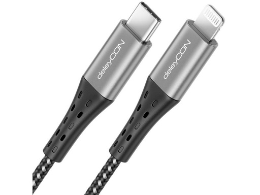 [90157450 1114922] deleyCON USB 2.0-Kabel  USB C - Lightning 0.5 m