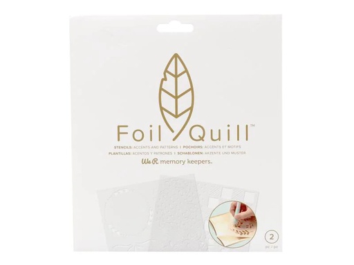[90157491 1007232] We R Memory Keepers Schablone Foil Quill Akzente und Muster