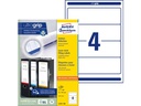 Avery Zweckform Ordneretiketten L4761-100 61 x 192 mm