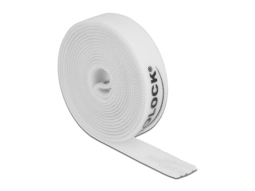 [90157856 1156977] Delock Klettband 2 m x 15 mm Weiss