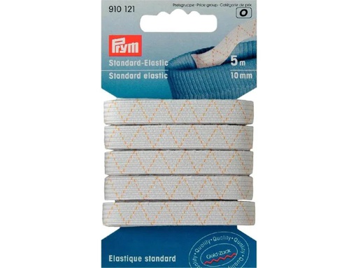 [90157929 1088101] Prym Elastikband Standard 10 mm, Weiss