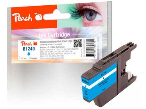 [90158084 846770] Peach Tinte Brother LC-1240C Cyan