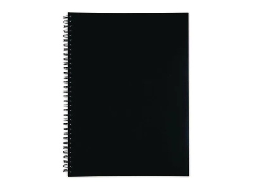 [90158114 1002940] ELCO Collegeblock A4 5 mm kariert Schwarz, 1 Stück