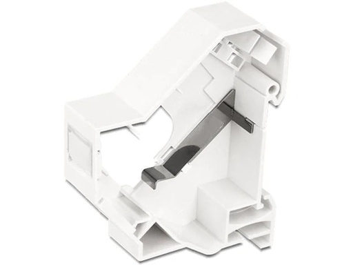 [90158151 496226] Delock Hutschienenhalter Keystone mit Erdung