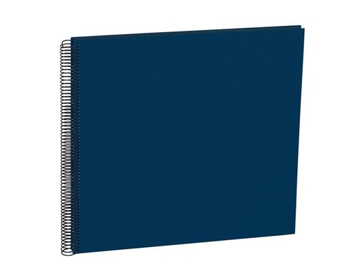 [90158196 789709] Semikolon Fotoalbum 34.5 x 33.2 cm Marineblau, 50 schwarze Seiten