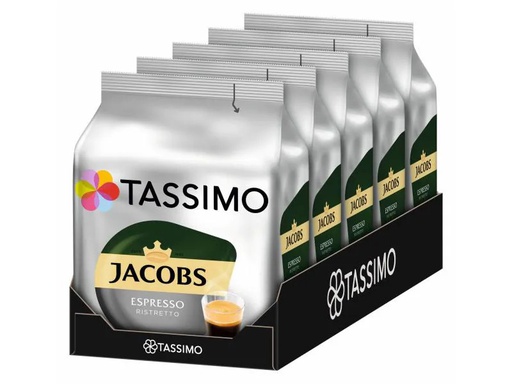 [90158231 277605] TASSIMO Kaffeekapseln T DISC Jacobs Espresso Ristretto 80 Portionen