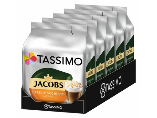 [90158236 184924] TASSIMO Kaffeekapseln T DISC Latte Macchiato Caramel 40 Portionen