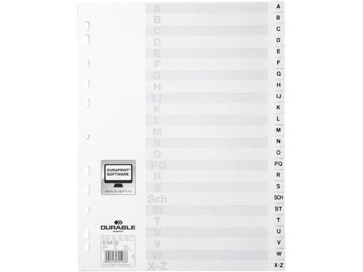[90158350 1096544] DURABLE Register A4  A-Z 24-teilig