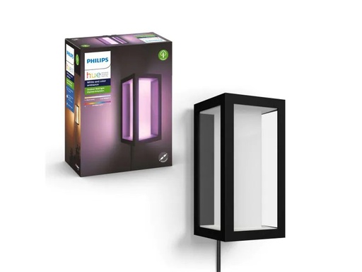 [90158362 1025212] Philips Hue White &amp; Color Ambiance Outdoor Impress Wandl. schwarz NV