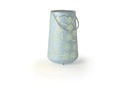STT Laterne Solar Antic Dandelion, Ø 20 x 32.5 cm, Hellblau