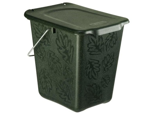 [90158401 513840] Rotho Komposteimer Greenline 7 l, Grün