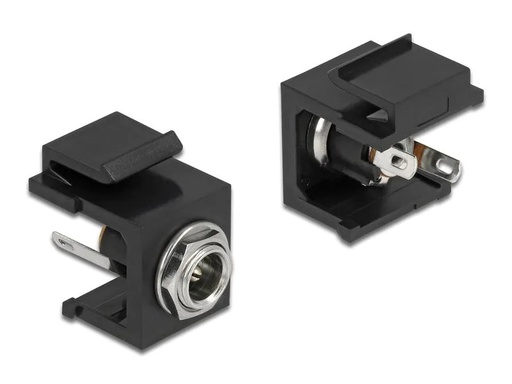 [90158675 1192231] Delock Keystone-Modul DC 5.5 x 2.1 mm Buchse schwarz
