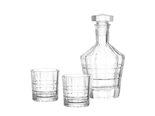 [90158774 552810] Leonardo Whisky-Set Spiritii 0.7 l 3-Teilig, Transparent