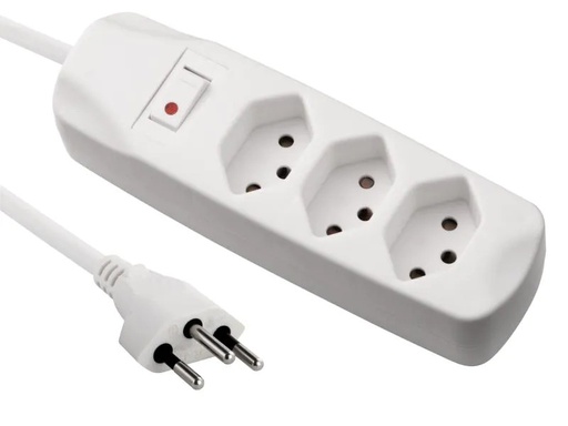 [90015861 679464] FURBER.power Steckdosenleiste 3x T13 mit Schalter