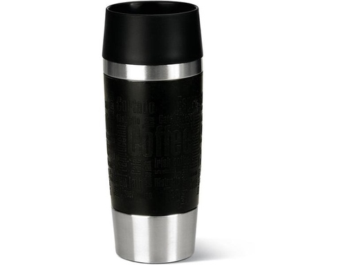 [90158860 391555] Emsa Thermobecher Travel Mug 360 ml, Schwarz