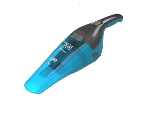 [90158952 925605] BLACK+DECKER Akku-Handsauger Wet+Dry Dustbuster Blau/Titanium
