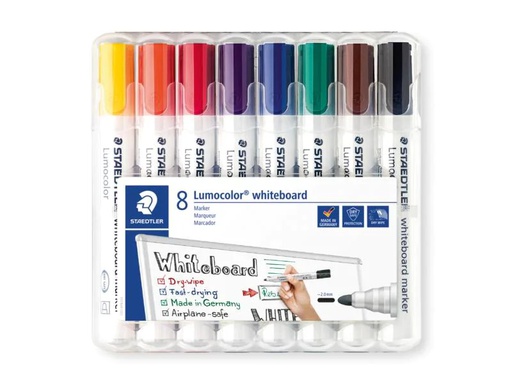 [90158993 914847] Staedtler Lumocolor 351 8er-Set, Rundspitze