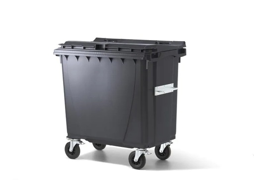 [90159192 498885] Verwo Kunststoffcontainer mit Deckel 770 l, Anthrazit