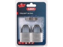 Abus Vorhängeschloss 64TI/40 Twins, 2 Stück