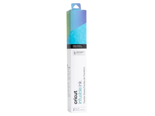 [90159556 1005192] Cricut Aufbügelfolie Infusible Ink, 30.5 x 30.5 cm, 2 Stück