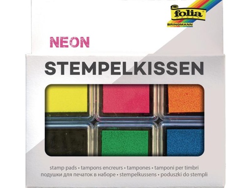 [90015942 1043907] Folia Stempelkissen Neon Mehrfarbig