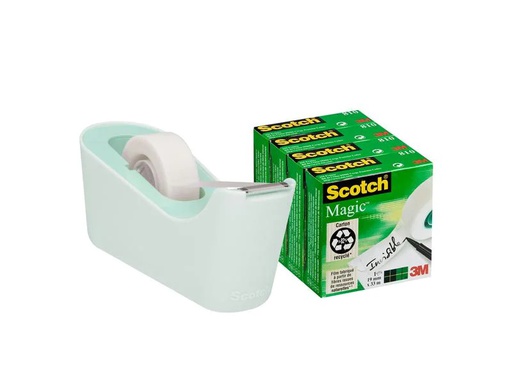 [90159678 1155051] Scotch Tischabroller C-18 Mint Inklusive 4 Rollen Klebeband
