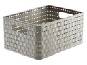 Rotho Aufbewahrungskorb Country 32.8 x 23.8 x 16 cm, Beige