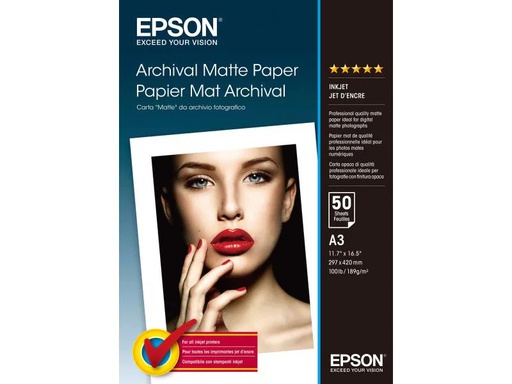 [90159788 143802] Epson Fotopapier A3 192 g/m² 50 Stück