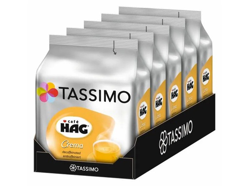 [90159877 90908] TASSIMO Kaffeekapseln T DISC Café HAG Crema 80 Portionen