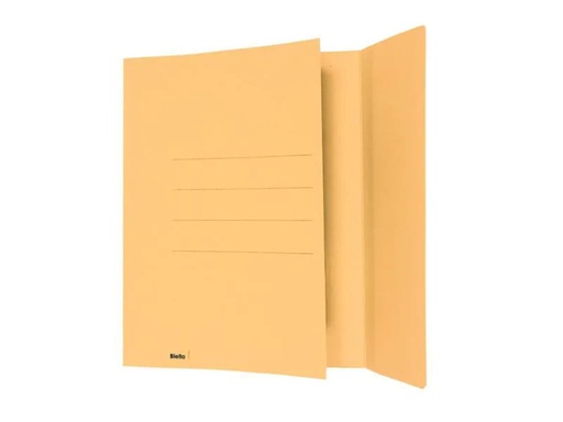 [90160045 964763] Biella Einlagemappe A4 3 Rillen, Gelb, 50 Stück