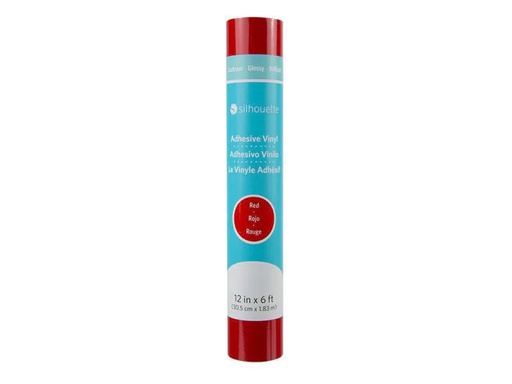 [90160085 340147] Silhouette Vinylfolie Glossy 30.5 cm Rot