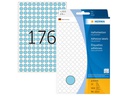 HERMA Vielzweck-Etiketten 2213 Ø 8 mm, Blau, 32 Blatt