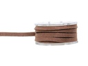 Glorex Lederband Velour 3 mm x 2 m, Braun