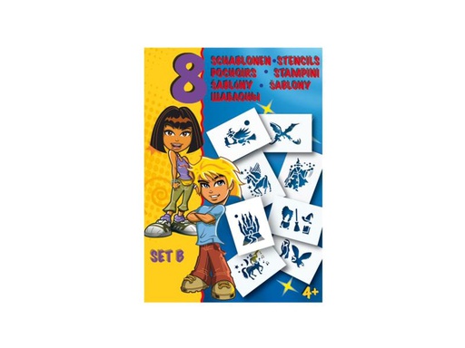 [90160498 692174] Malinos Schablone A5 Set B Fantasy