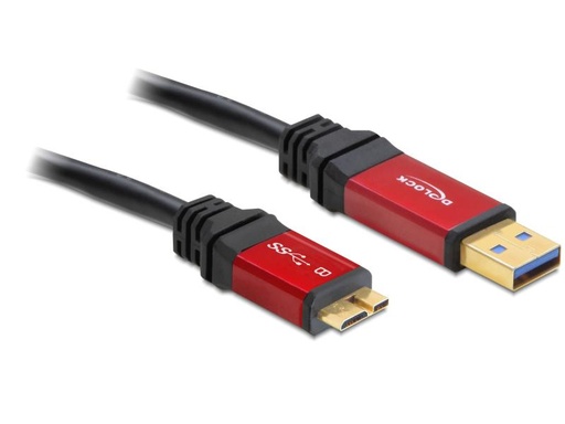 [90016030 609281] Delock USB 3.0-Kabel Premium USB A - Micro-USB B 5 m