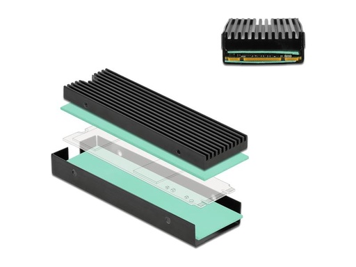 [90016036 1131204] Delock M.2-Kühlkörper SSD 2280 Schwarz