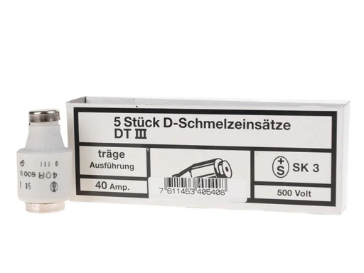 [90160614 721979] Elektromaterial Sicherungseinsatz DIII 40A