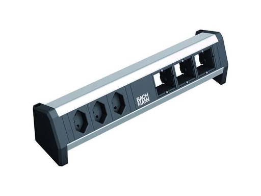 [90160634 252666] Bachmann Tischsteckdosenleiste DESK 1 3x T13, 3x ABD