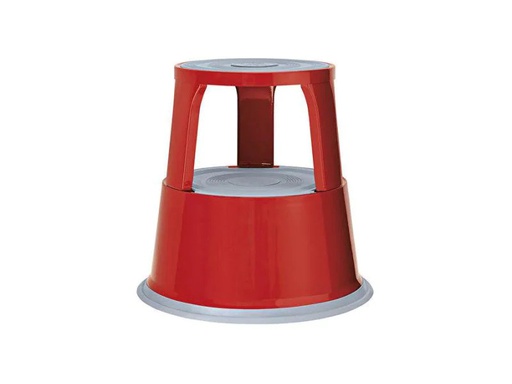 [90160660 575003] WEDO Rollhocker Step Metall, Rot
