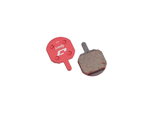 [90160720 1192398] JAGWIRE Bremsbeläge Sport Semi Metallic Rot
