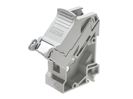 [90160732 970014] R&amp;M Hutschienenhalter DRM45  Kunststoff, grau